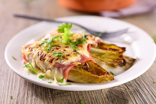 witloof met ham en kaas